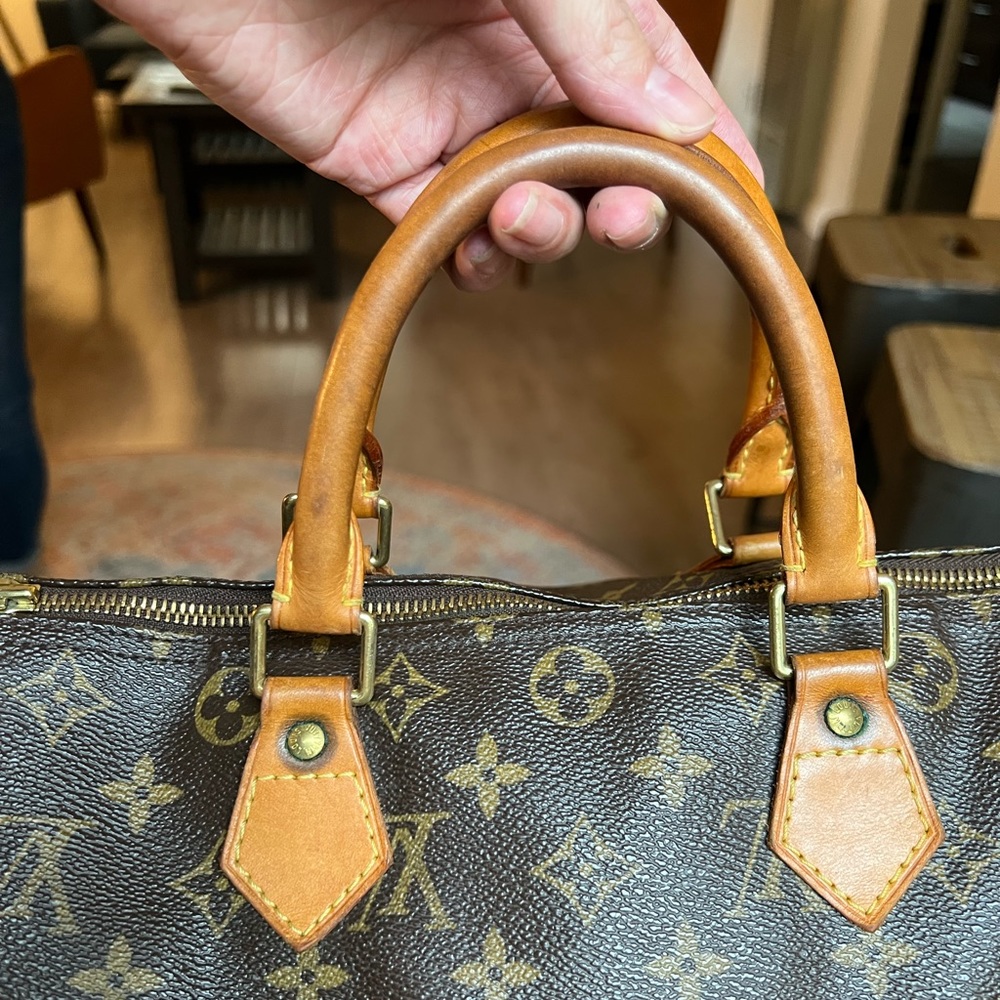 Louis Vuitton monogram speedy bag - Picture 9 of 14